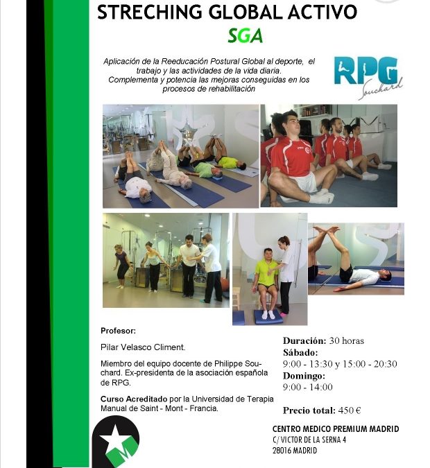 CURSO STRETCHING GLOBAL ACTIVO S.G.A. JULIO 2015
